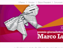 Tablet Screenshot of premioluchetta.it